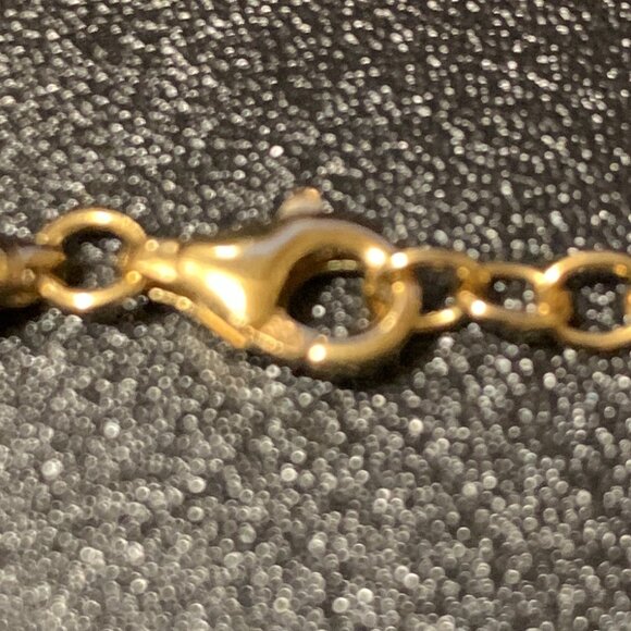 18K Yellow Gold Plated 0.14 CTW Diamonds and 1.05 CTW Black Sapphire Bracelet - Picture 7 of 7